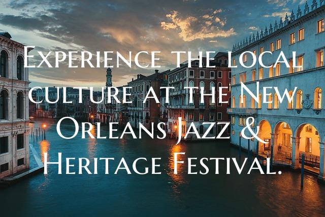 Experience the local culture at the New Orleans Ja...