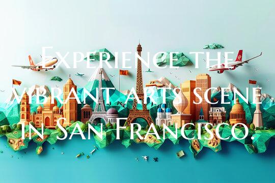 Experience the vibrant arts scene in San Francisco...